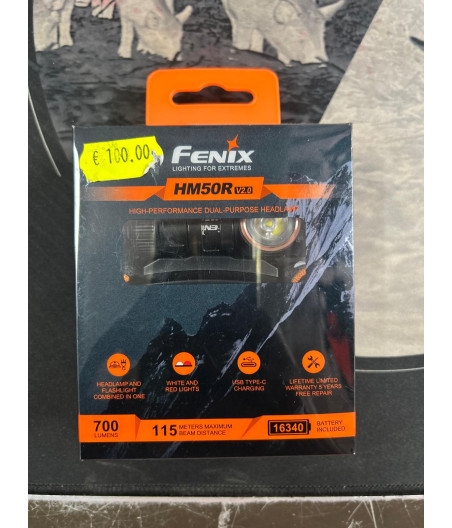 Torcia frontale Fenix HMR5OR V2.0 700 lumens