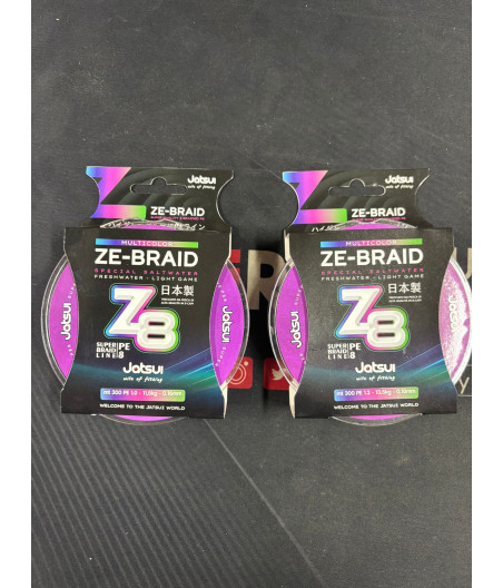Jatsui ZE-BRAID Z8  Multicolor 300 mt